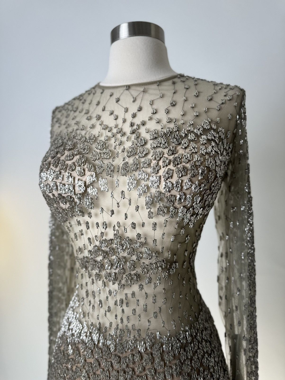 Other Brand New US 6 Jovani Beaded Mini Evening Dress Size M / US 6-8 / IT 42-44 - 4 Thumbnail