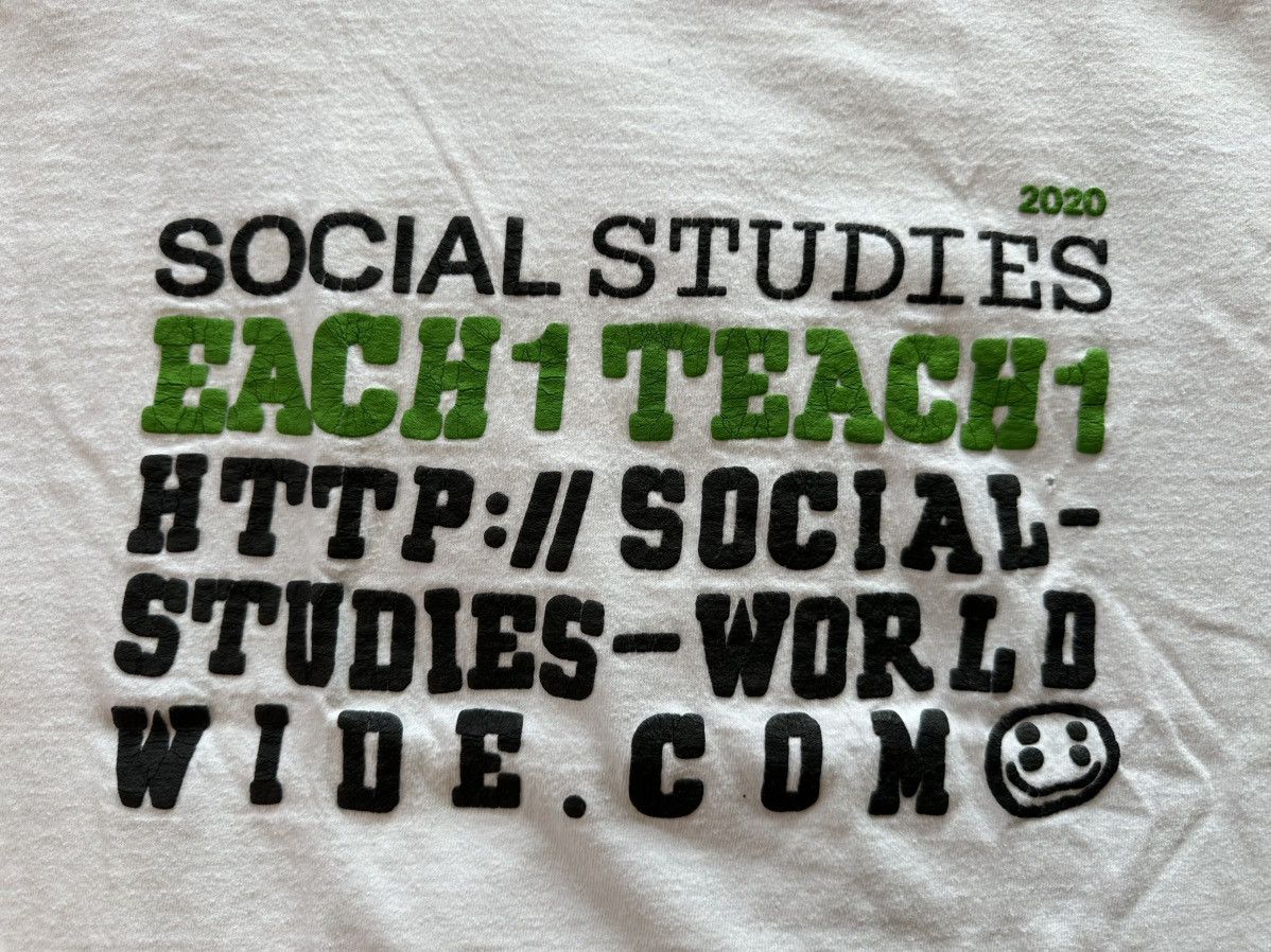 Cactus Plant Flea Market × DENIM TEARS × Fear of God *RARE* CPFM X Social Studies Tee Size US L / EU 52-54 / 3 - 2 Thumbnail