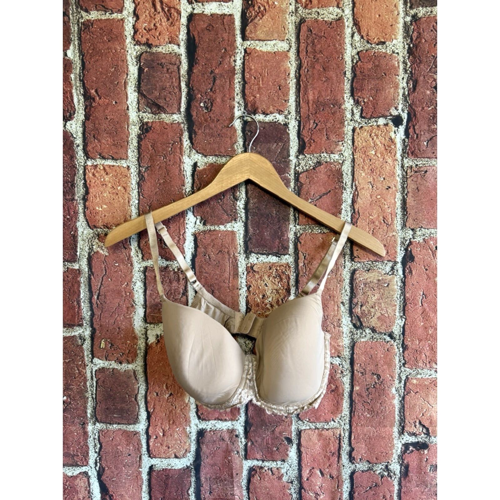 Vintage Natori Women’s Brown Push Up Bra 32DDD Cup DDD Laced Size 32 Braun? Size ONE SIZE - 2 Thumbnail