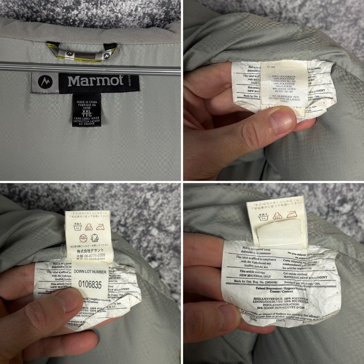 Marmot Marmot Guides Goose Down Hoody Jacket Puffer Warm Jacket XXL Size US XXL / EU 58 / 5 - 12 Thumbnail