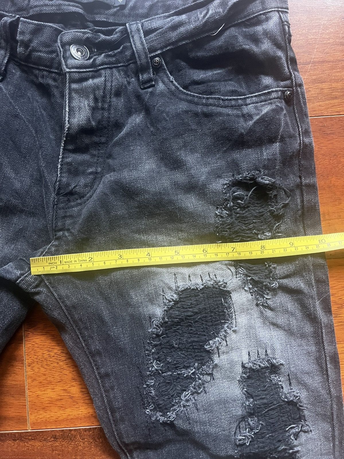 GOSTAR DE FUGA FUGA Destroyed slim bootcut Jeans Size US 30 / EU 46 - 12 Thumbnail