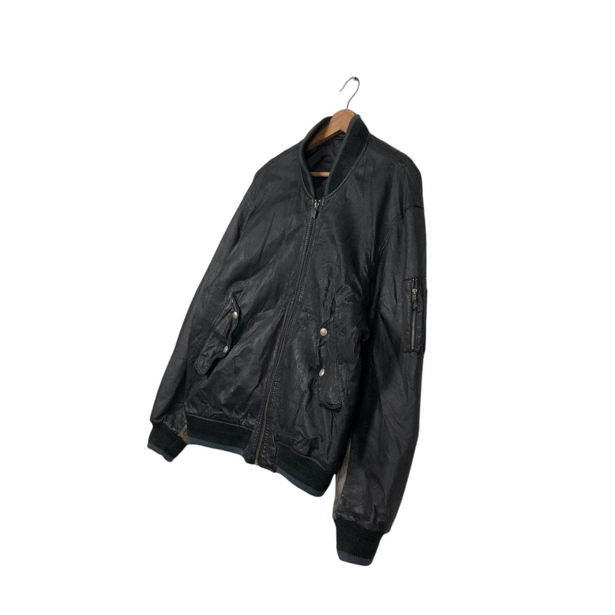 Japanese Brand VINTAGE BIKER LEATHER JACKET BALL INTERNATIONAL ISSEYMIYAKE Size US M / EU 48-50 / 2 - 4 Thumbnail