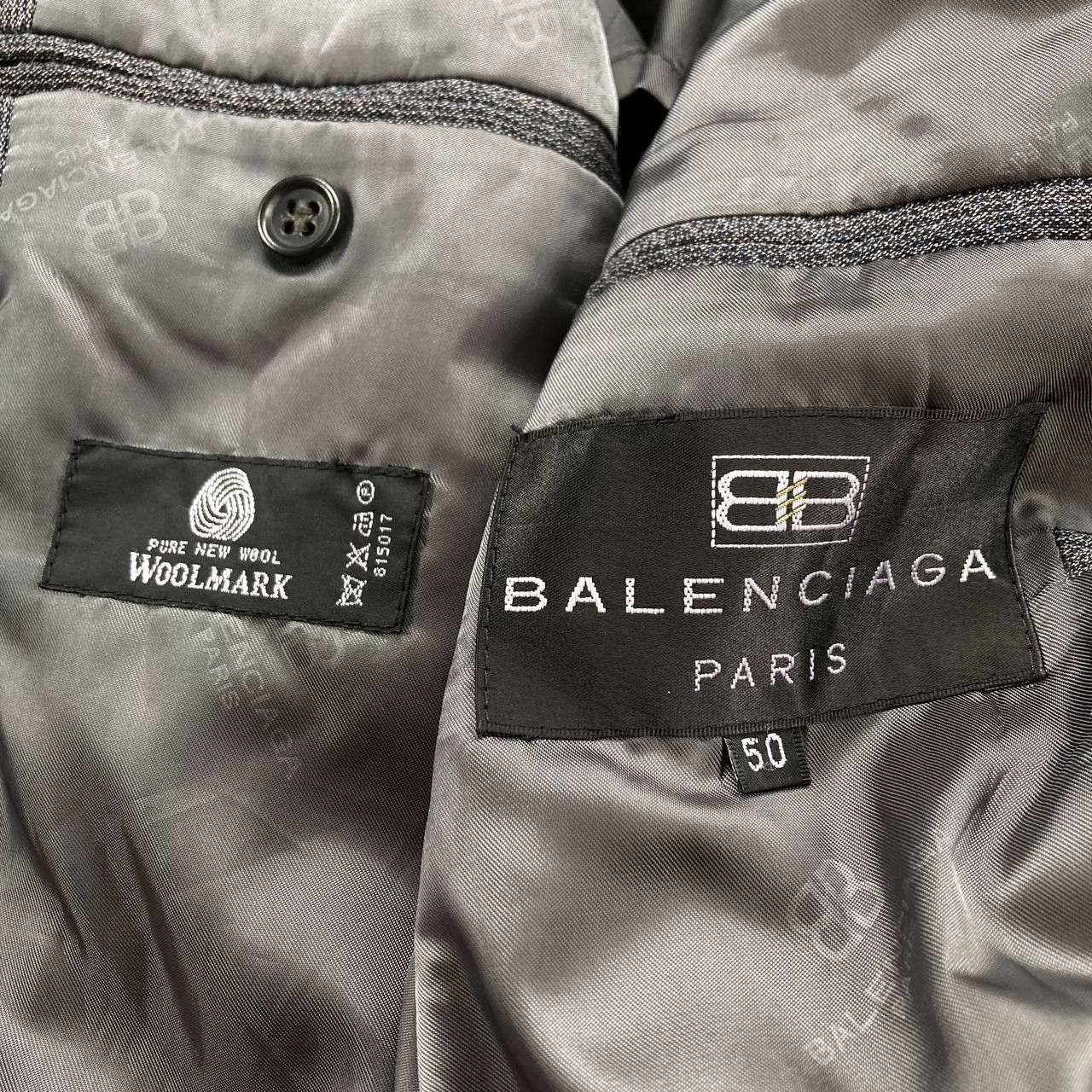 Balenciaga Tailored Wool Suit Jacket Size 40R - 10 Thumbnail