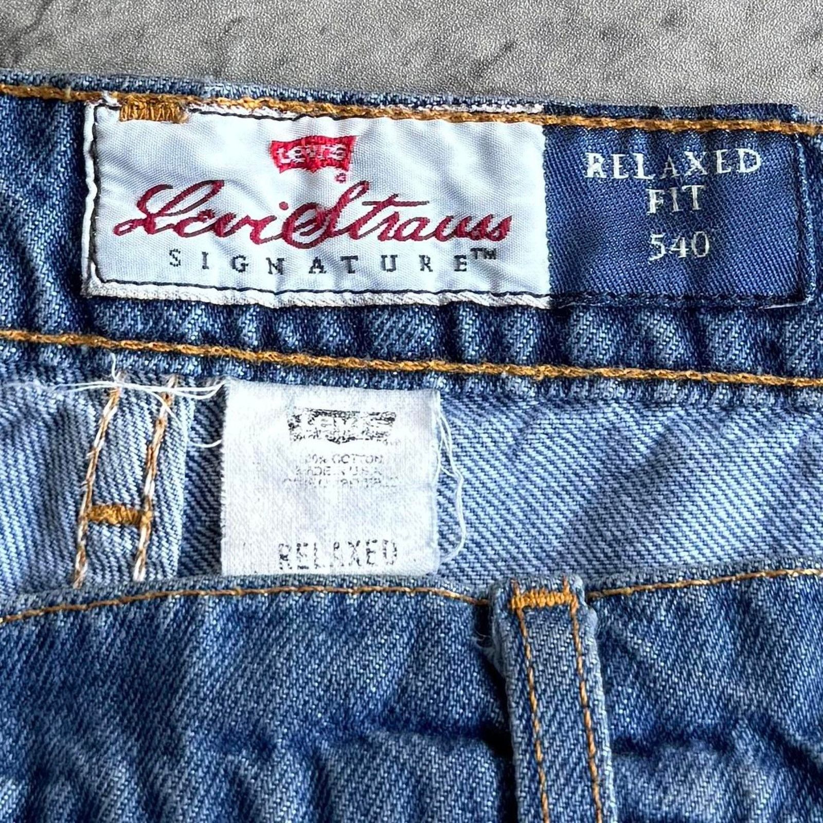 Levi's × Levi's Vintage Clothing Vintage Y2K Levi’s 540 Made In USA Relaxed Fit Denim Jeans Size US 40 / EU 56 - 4 Thumbnail