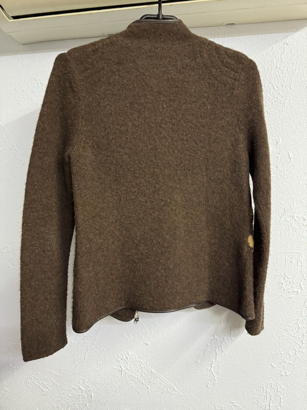 Bogner Bogner Wool Leather Horse Hermes Style Zip Up Sweater Size US S / EU 44-46 / 1 - 7 Thumbnail