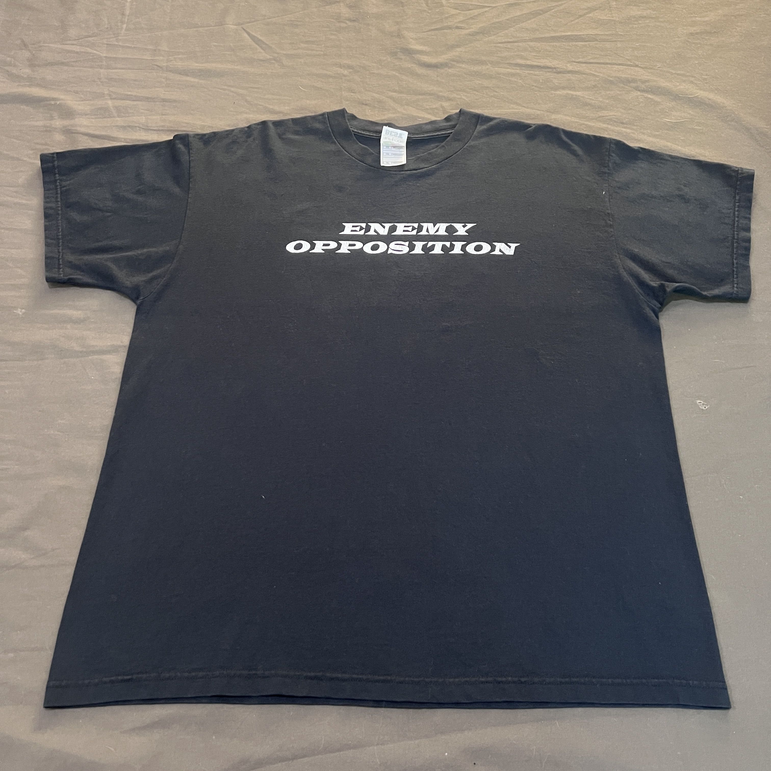 Vintage Vintage Y2K Enemy Opposition Promo Tee XL Size US XL / EU 56 / 4 - 2 Thumbnail