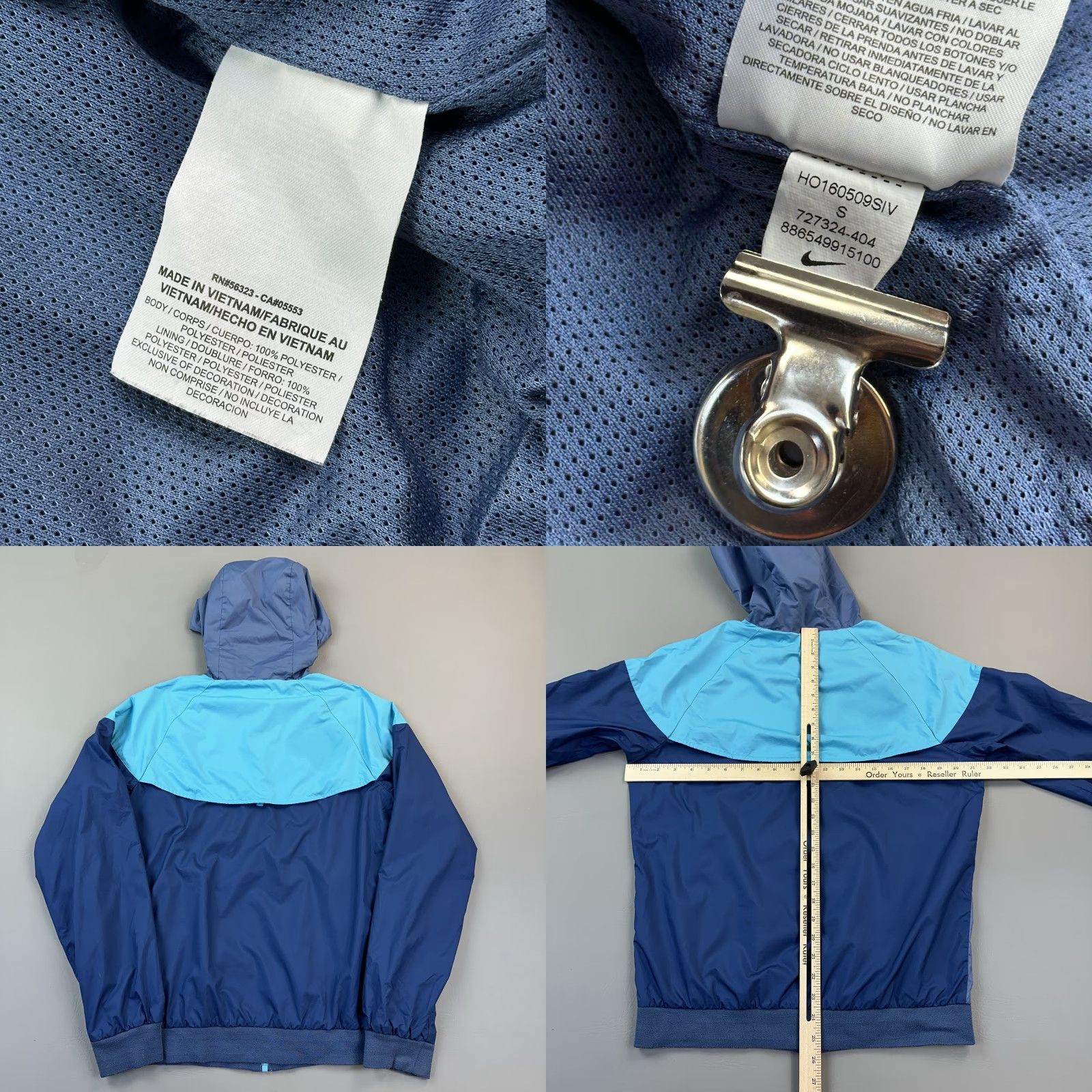 Nike Nike Windrunner Jacket Mens S Colorblock Lightweight Windbreaker (Sportswear) Size US S / EU 44-46 / 1 - 8 Thumbnail