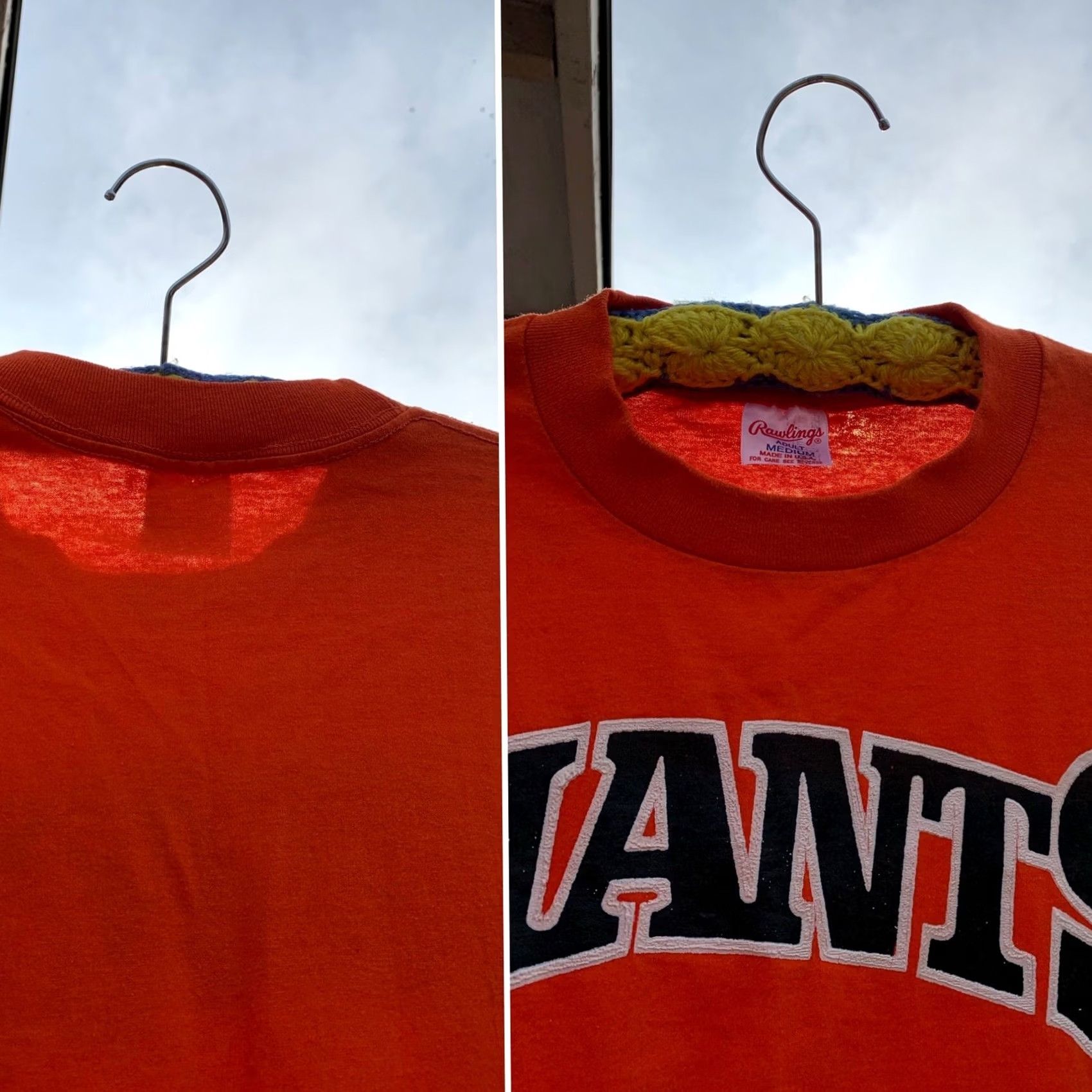 Vintage VINTAGE Rawlings Giants T Shirt San Francisco Adults M Orange Cotton Blend Crew Neck Short Sleeve Graphic Print Made In USA Mens Size US M / EU 48-50 / 2 - 3 Thumbnail