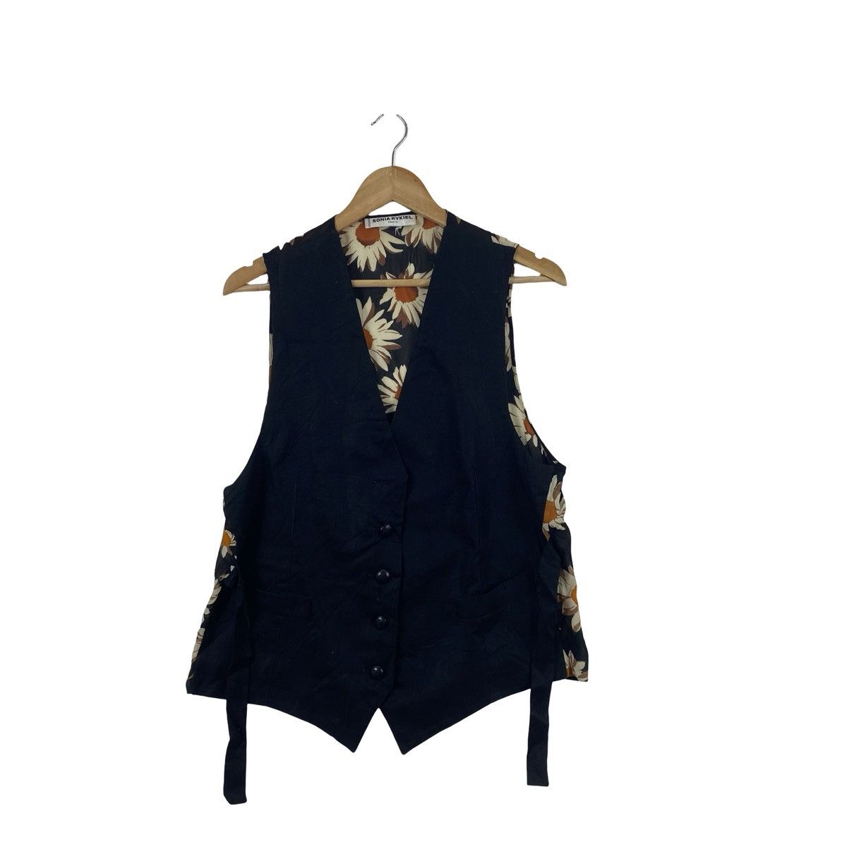 Sonia Rykiel Vintage SONIA RYKIEL Paris Floral Panel Button Front Size M / US 6-8 / IT 42-44 - 4 Thumbnail
