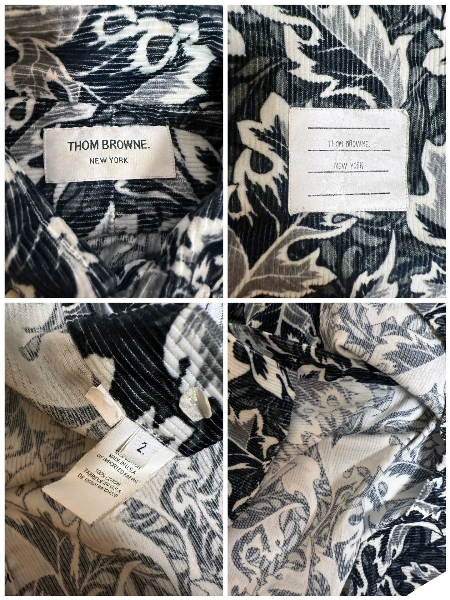 Thom Browne Thom Browne TB Classic Maple Leaf Shirt USA Size 2 Size US M / EU 48-50 / 2 - 8 Thumbnail