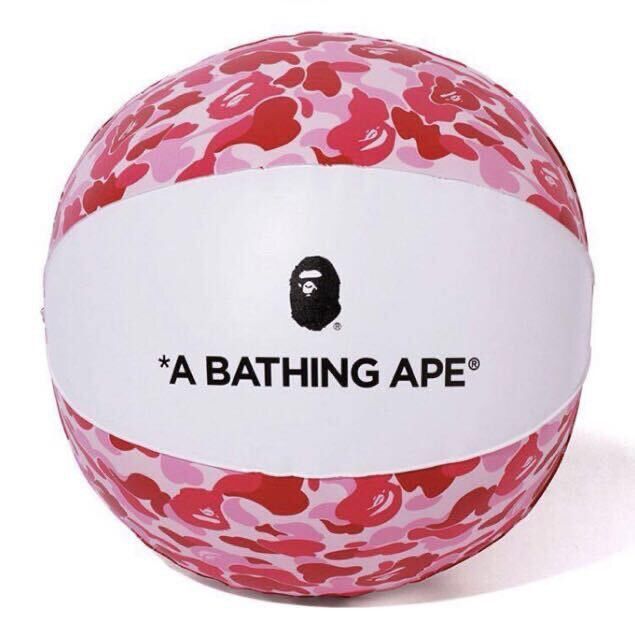 BAPE Beach ball ABC camo Pink a bathing ape