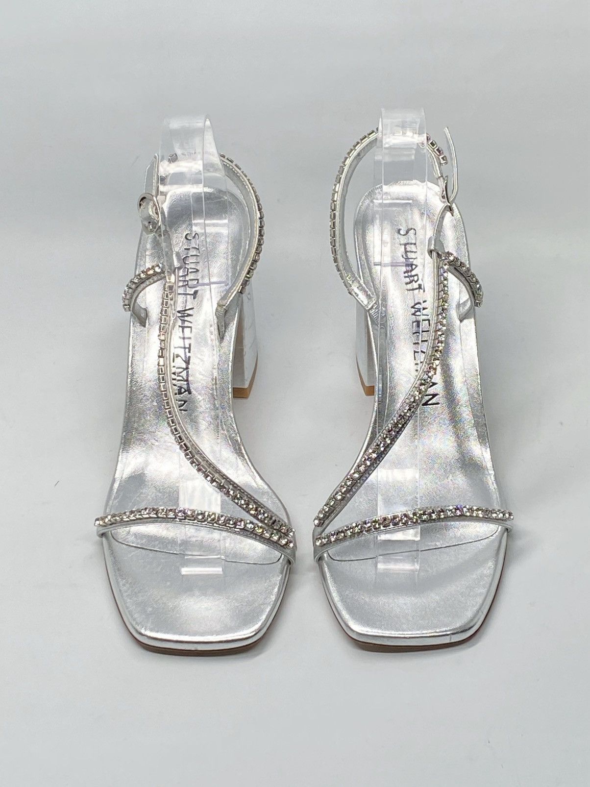 Stuart Weitzman Stuart Weitzman Embellished Leather Sandals size 9.5 Size US 9.5 / IT 39.5 - 2 Thumbnail