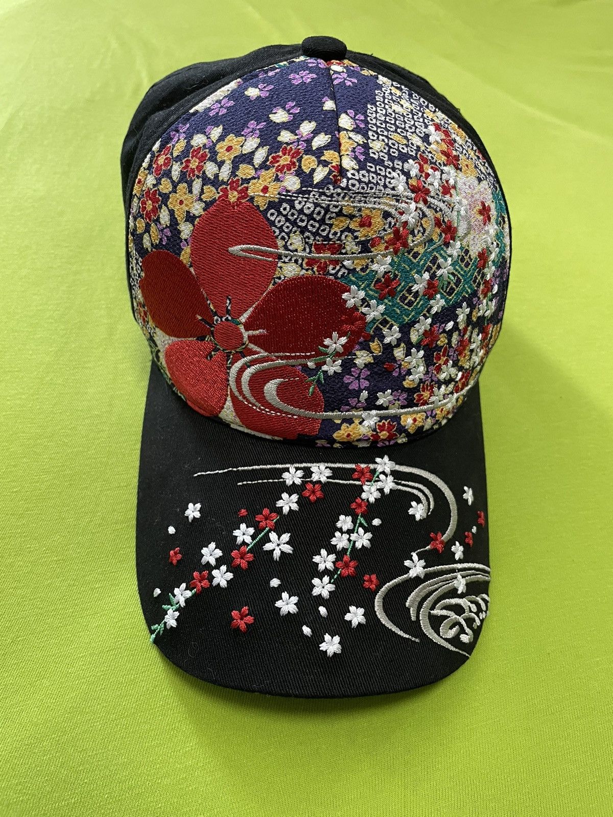 Kiriko Made Cherry Blossom Hat