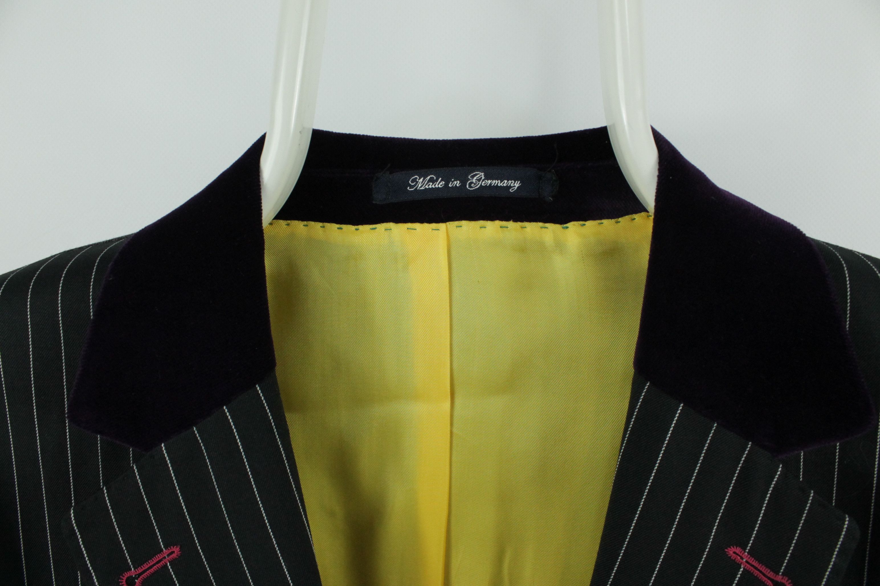 Designer Edo Popken of Switzerland Patchwork Blazer Jacket Size US M / EU 48-50 / 2 - 3 Thumbnail