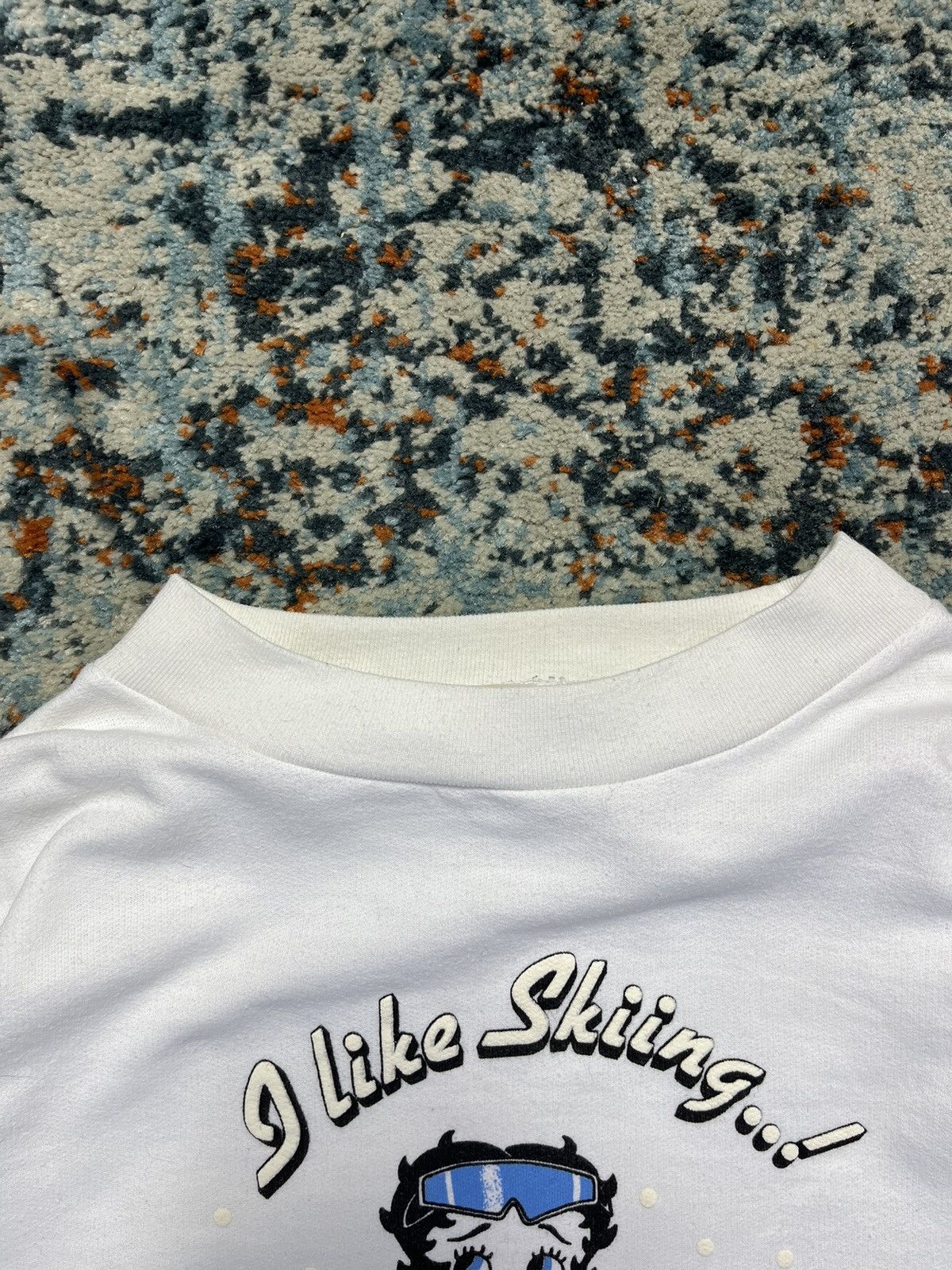 Vintage Vintage 1986 Betty Boop skiing graphic sweatshirt Size US M / EU 48-50 / 2 - 6 Thumbnail