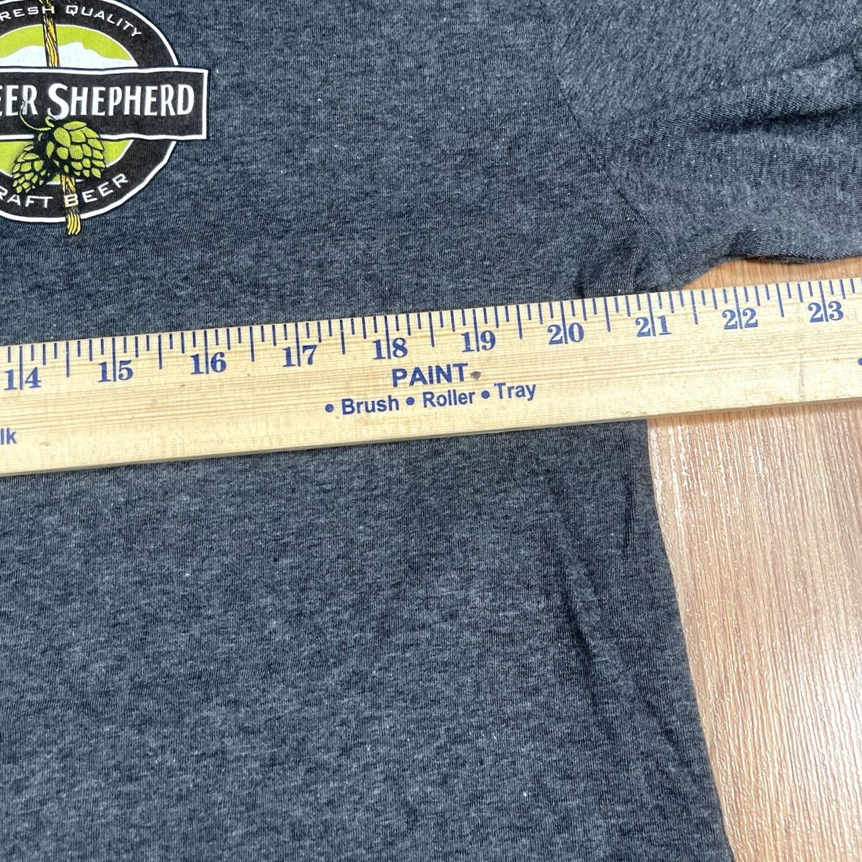 Vintage Badger CrewNeck T-Shirt Mens XL Gray Cotton Spandex Blend Short Sleeve Crew Neck Regular Fit Canvas Logo Vintage: No Size US XL / EU 56 / 4 - 7 Thumbnail