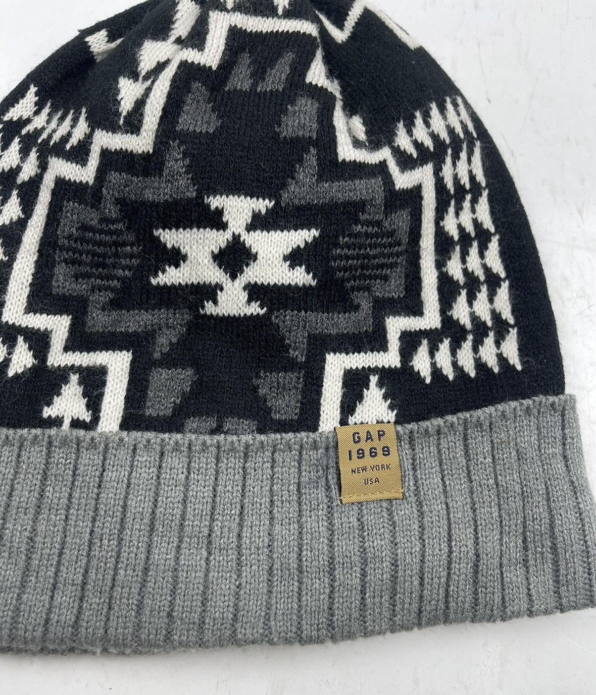 Gap gap navajo motive beanie hat tc31 Size ONE SIZE - 3 Thumbnail