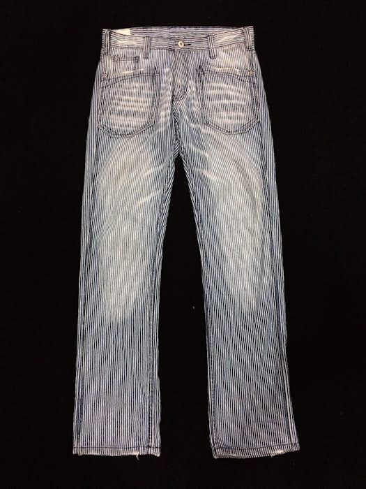 Japanese Brand Japanese Brand Jungle Storm Striped Design Casual Pant Size US 31 - 1 Thumbnail