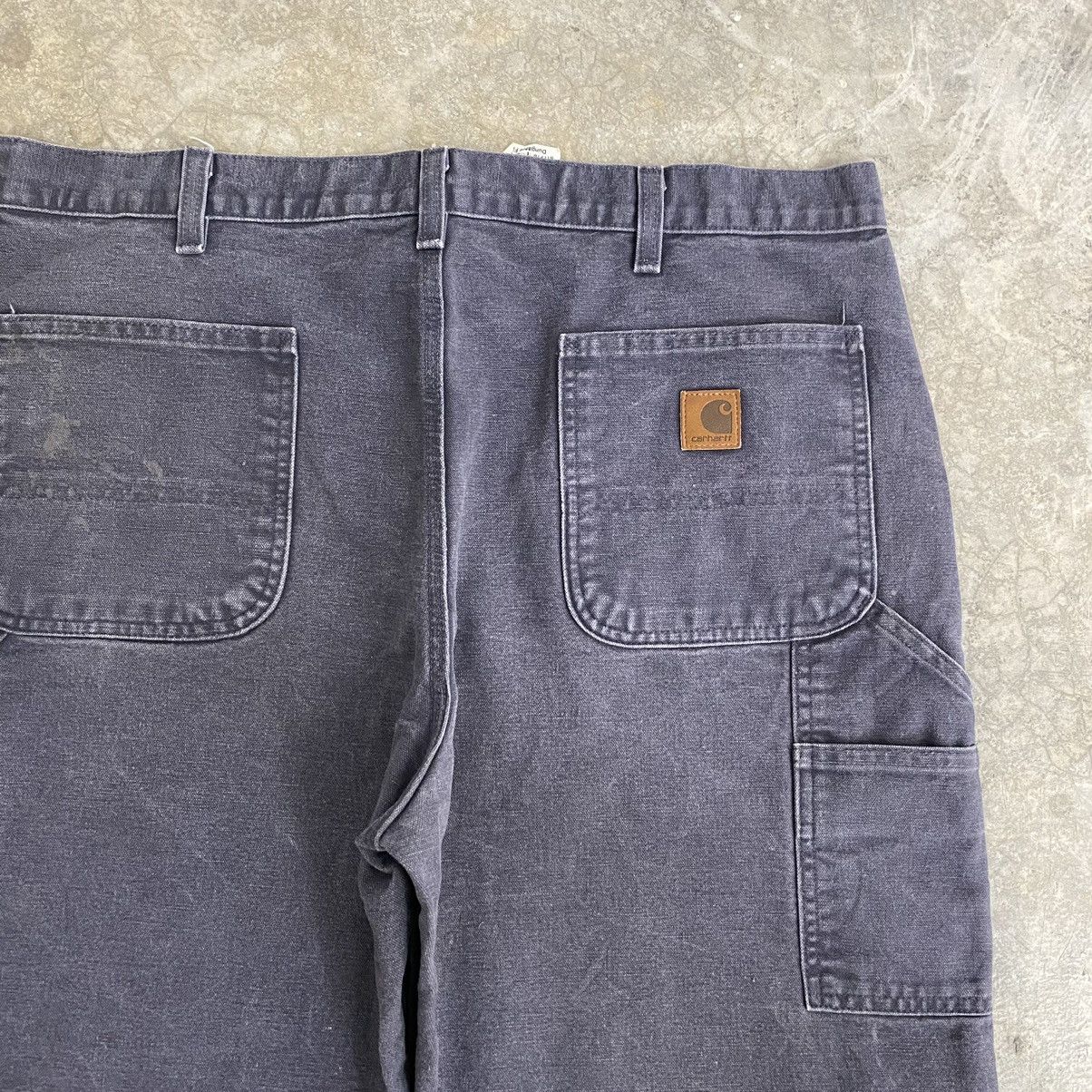 Carhartt VTG Carhartt Faded Petrol Blue Spaltter Carpenter Work Pants Size US 38 / EU 54 - 18 Thumbnail