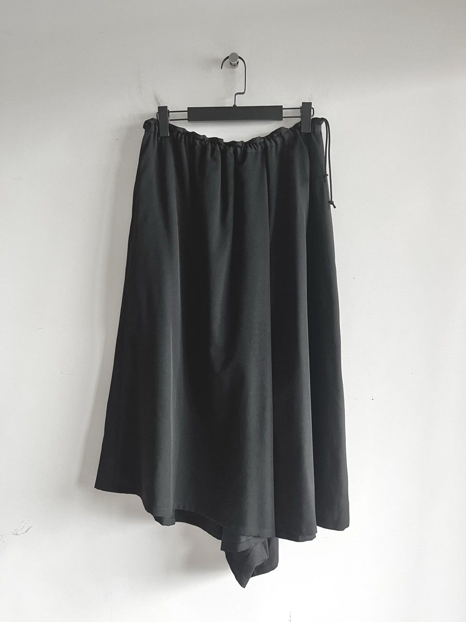 Yohji Yamamoto Y's Yohji Yamamoto - WOOL GABARDINE 2-WAY SKIRT WIDE PANTS Size 28" / US 6 / IT 42 - 1 Thumbnail