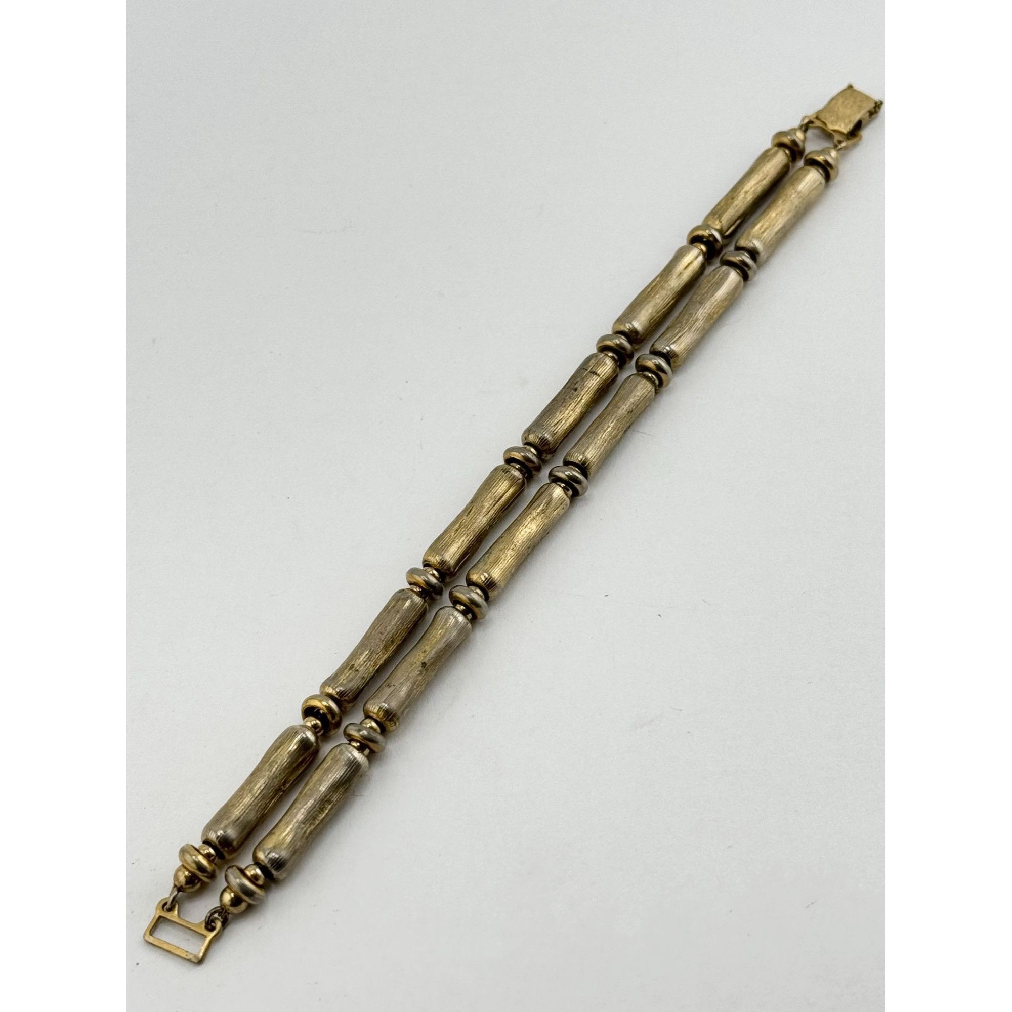 Vintage Vintage Napier Bamboo beaded double strand bracelet Size ONE SIZE - 5 Thumbnail