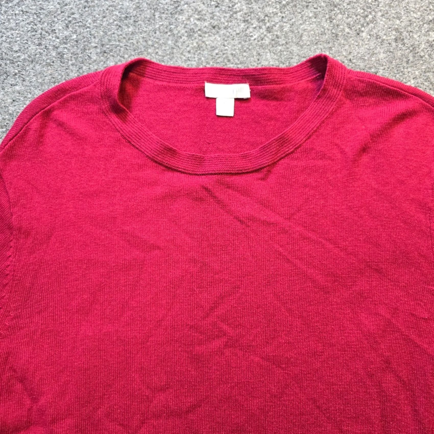J. Jill J Jill Sweater Womens Large Red Round Neck Knit Tunic Long Sleeve Casual Size L / US 10 / IT 46 - 2 Thumbnail