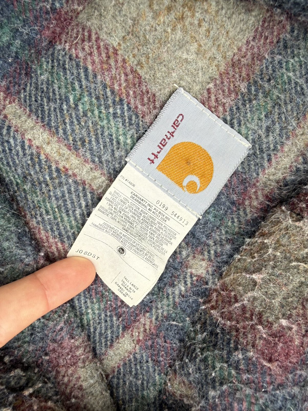 Carhartt 90s Denim Carhartt Active J08 DST Jacket Size US L / EU 52-54 / 3 - 10 Thumbnail