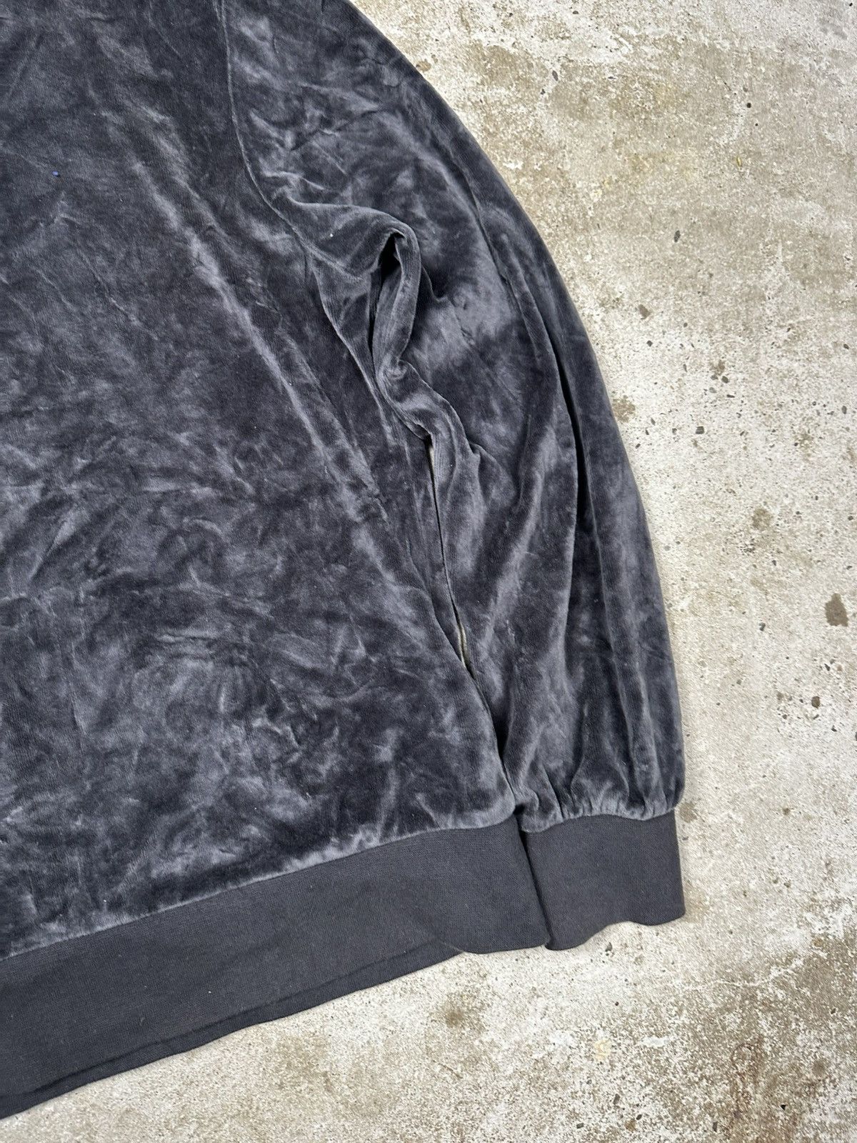 Nike Vintage Y2K Nike Velvet Half Zip Hoodie Swoosh Sweatshirt Size US S / EU 44-46 / 1 - 11 Thumbnail