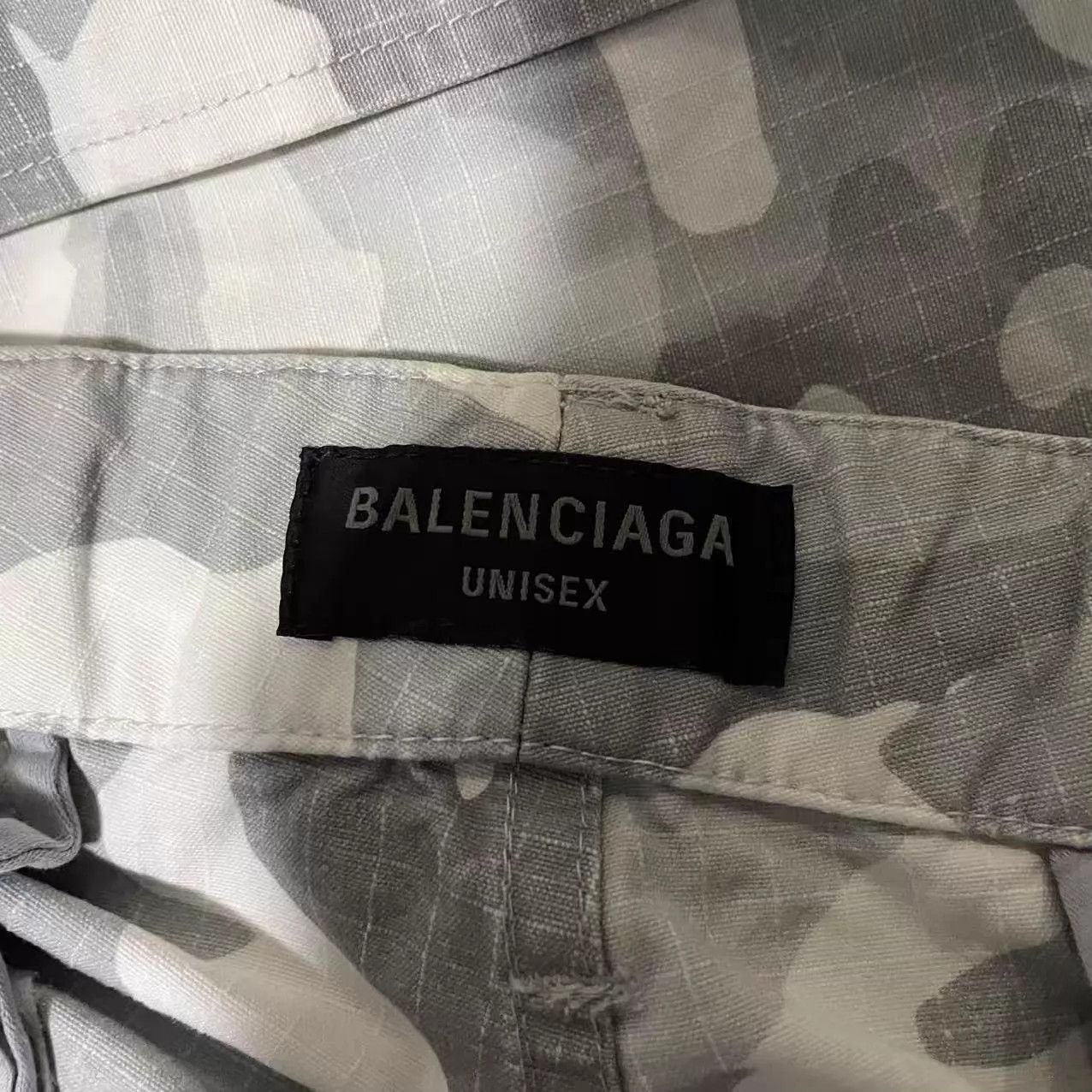 Balenciaga Balenciaga 24ss Camo White String Cargo Shorts XS Size US 27 - 3 Thumbnail