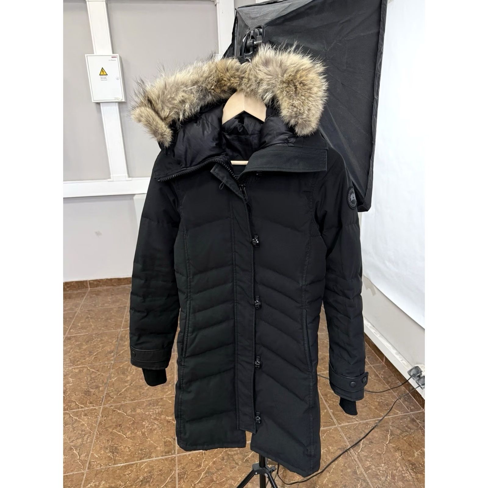 Canada Goose VINTAGE Canada Goose Lorette Parka Fur Hood Made in Canada XS Womens Black Down Size XS / US 0-2 / IT 36-38 - 2 Thumbnail