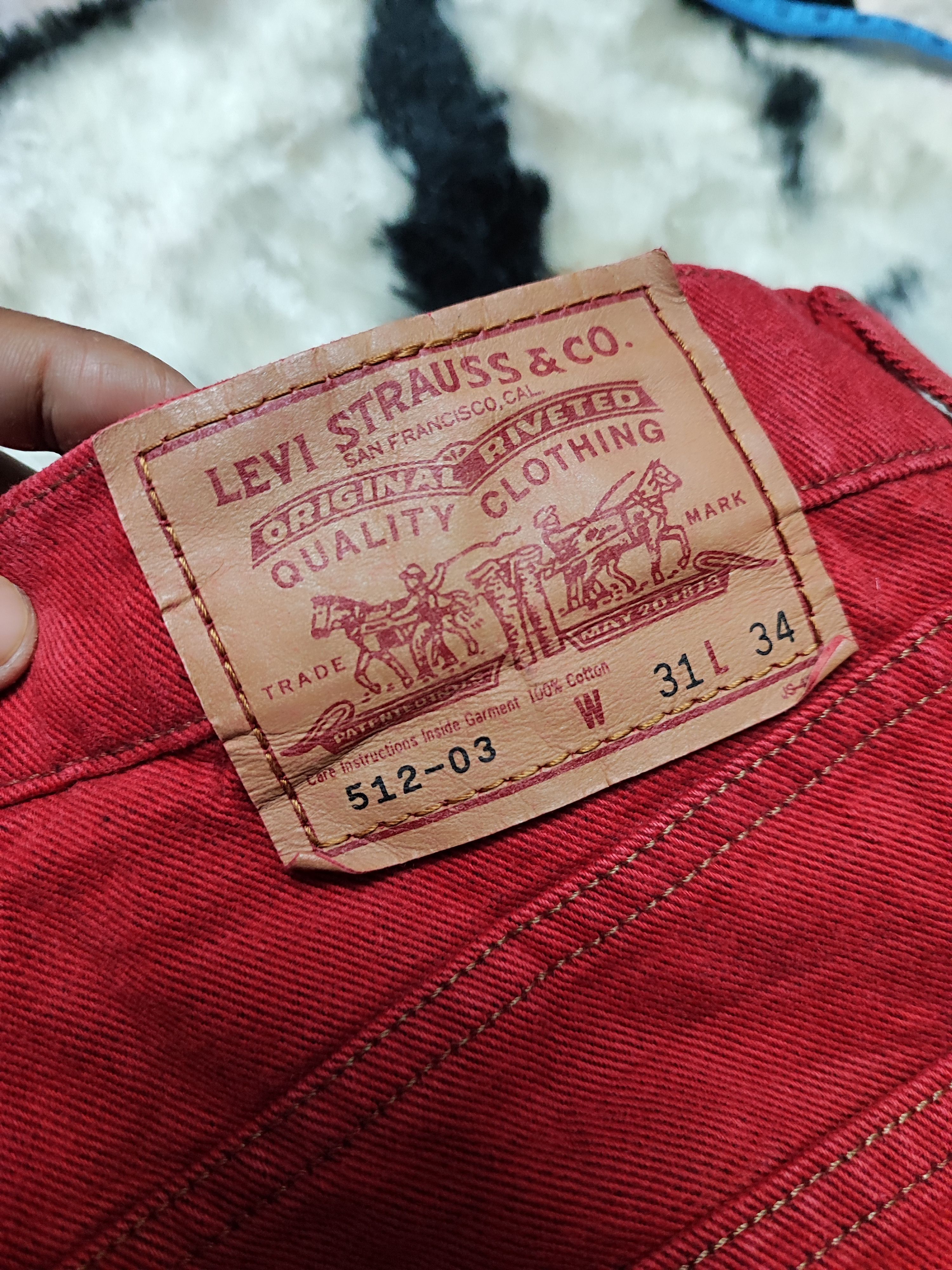 Kapital × Levi's × Vintage Vintage Levis 90s Jeans Red Denim Size US 30 / EU 46 - 11 Thumbnail