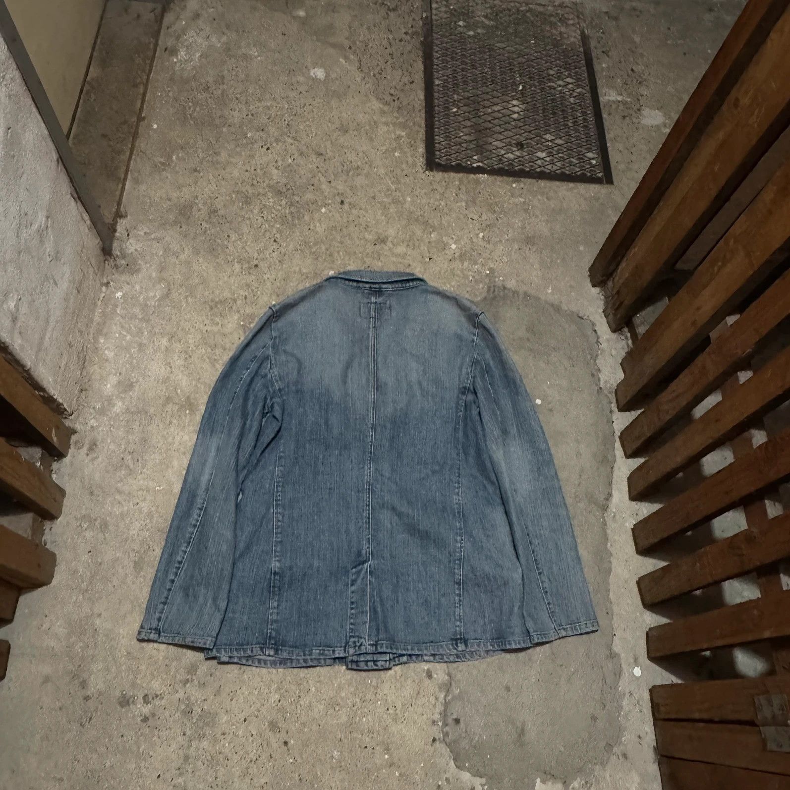 Walter Van Beirendonck Walter van Beirendonck wl&t denim jeans jacket 90s Size US L / EU 52-54 / 3 - 2 Thumbnail