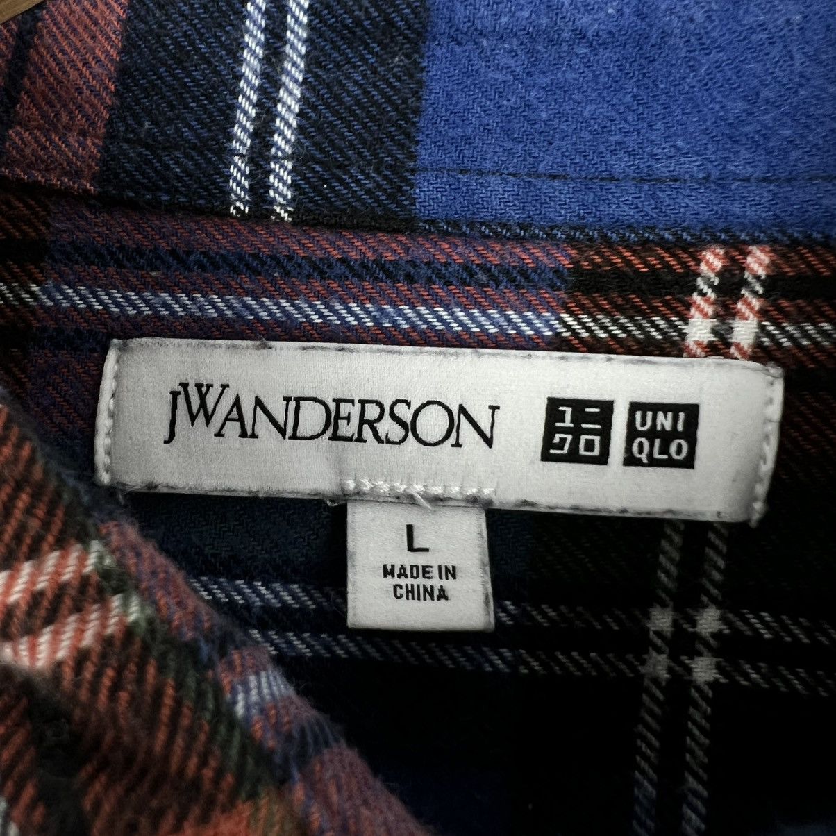 Designer × JW Anderson × Uniqlo J.W Anderson Uniqlo Flannel Shirt Luxury Designer Checkered Size US L / EU 52-54 / 3 - 5 Thumbnail