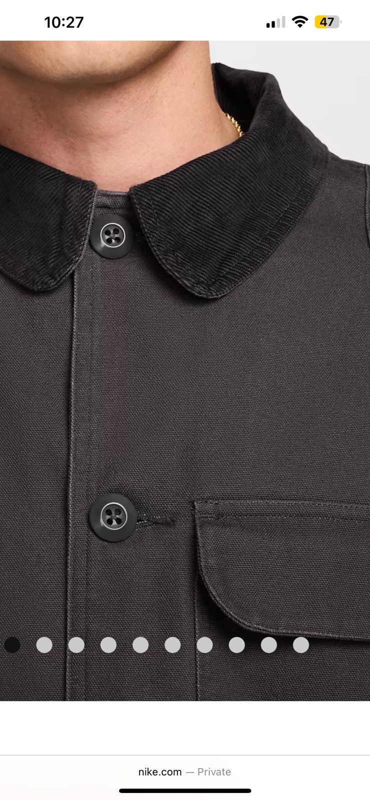 Nike Nike Life Men's Flannel-Lined Barn Coat-NEW-Size:L-2in1 coat Size US L / EU 52-54 / 3 - 6 Thumbnail