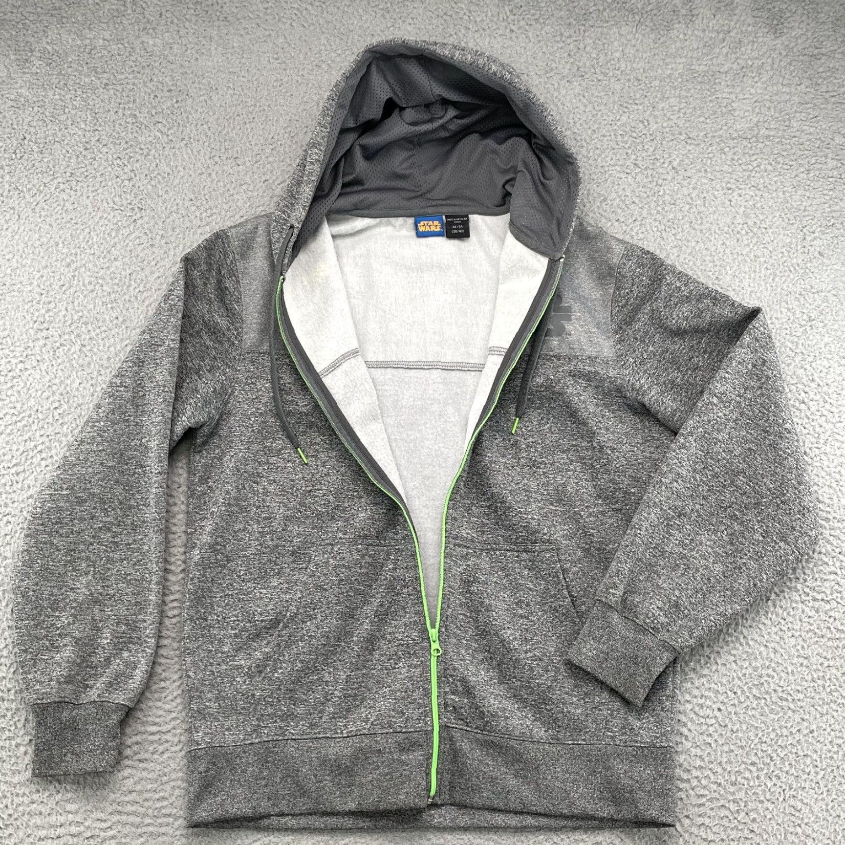Star Wars Star Wars Zip Up Hoodie Men Medium Gray Lucas Film Mandalorian Disney Galaxys Edge Front Pocket Logo Zip Full Zip Hoodie Size US M / EU 48-50 / 2 - 4 Thumbnail