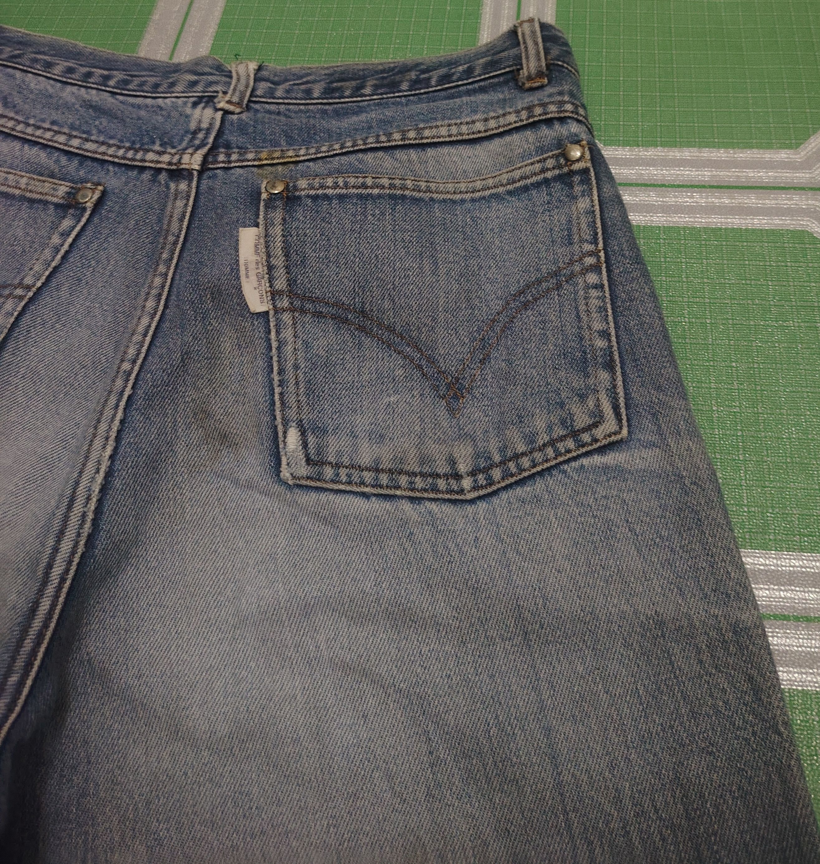 Comme des Garcons Japanese Vtg CDGH distressed Thrashed Jeans Size US 28 / EU 44 - 14 Thumbnail