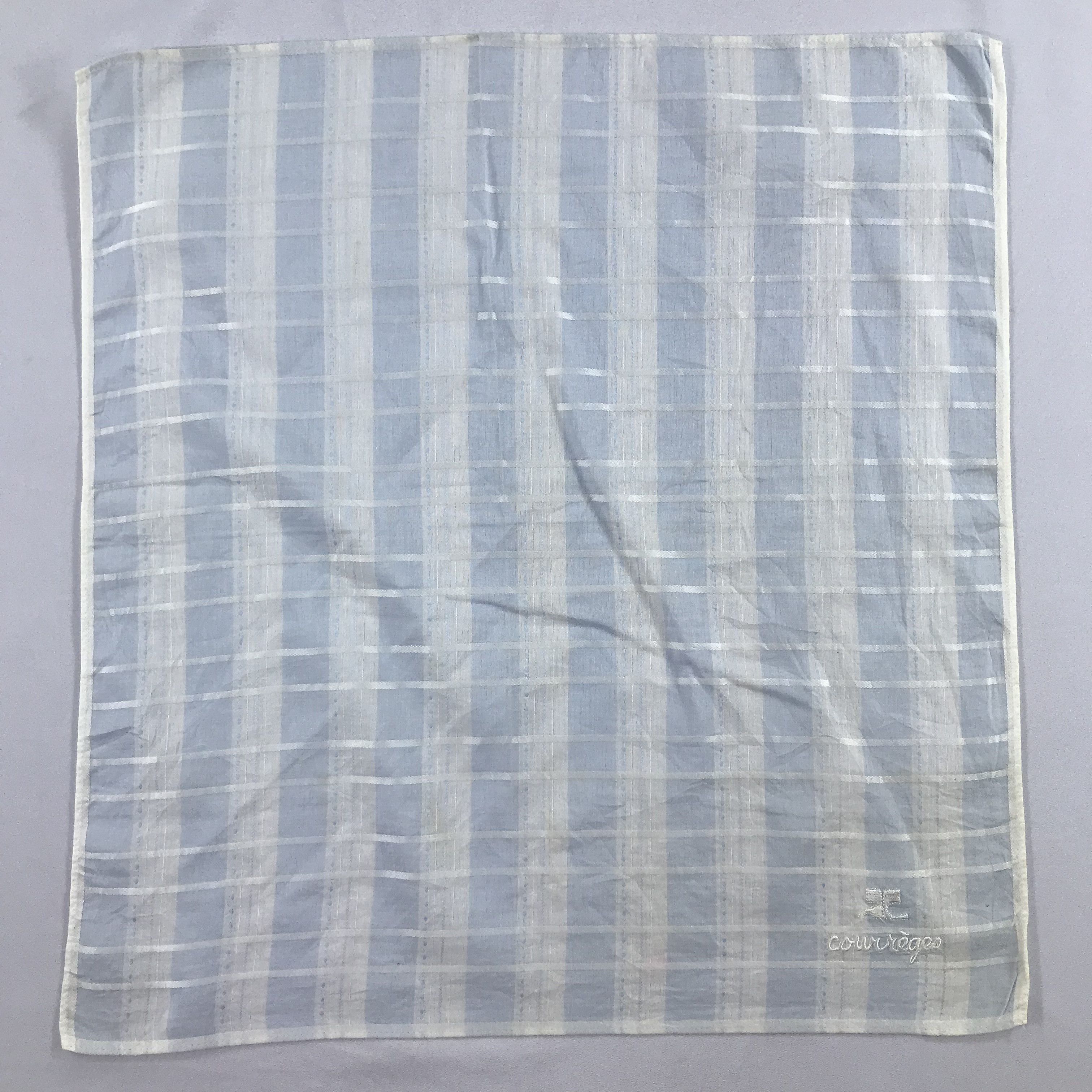 Courreges × Vintage Courreges Bandana / Handkerchief / Neckerchief - S2057 Size ONE SIZE - 1 Thumbnail
