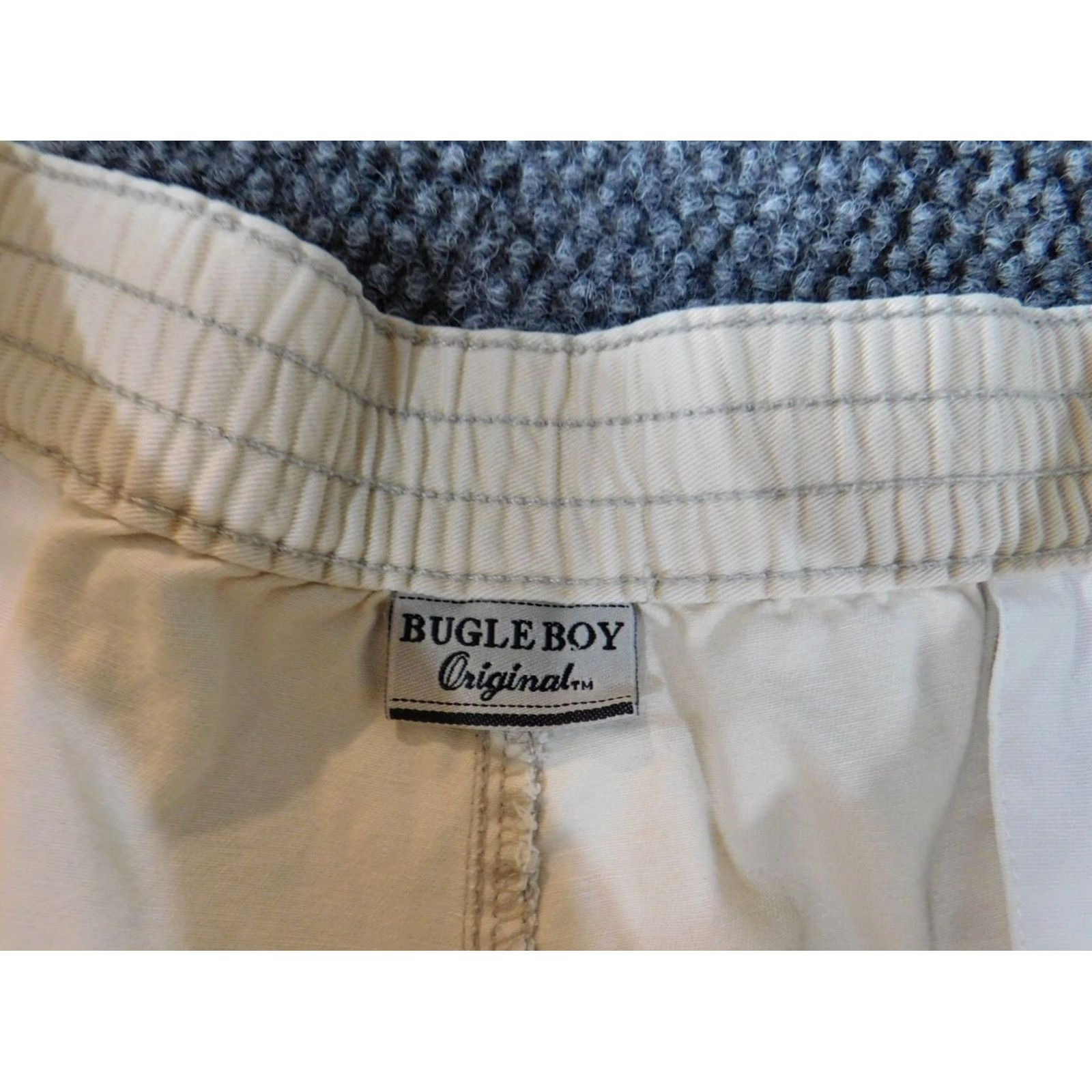 Bugle Boy VINTAGE Bugle Boy Cargo Shorts Men 34 Beige Regular Stretch Waist Flat Front Lightweight Brethable Beach 90s Size US 34 / EU 50 - 4 Thumbnail