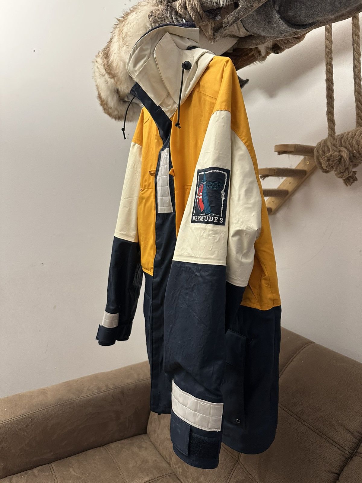 Other Bermudes Match Race Sailing Jacket – 1990s Vintage Size US XXL / EU 58 / 5 - 3 Thumbnail