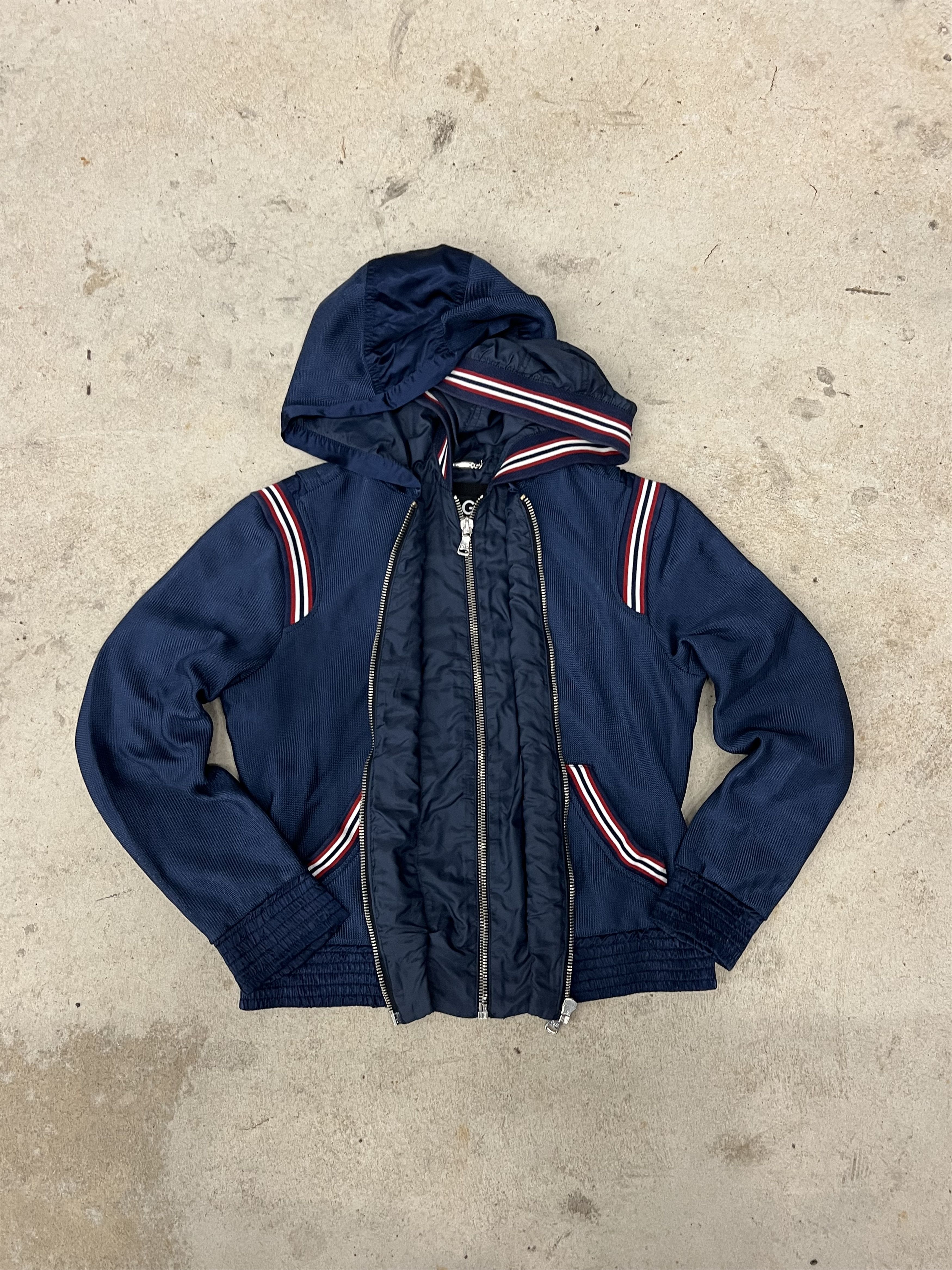 Dolce & Gabbana Chaqueta Dolce & Gabbana Double Layer Navy Blue Archive Size US M / EU 48-50 / 2 - 2 Thumbnail