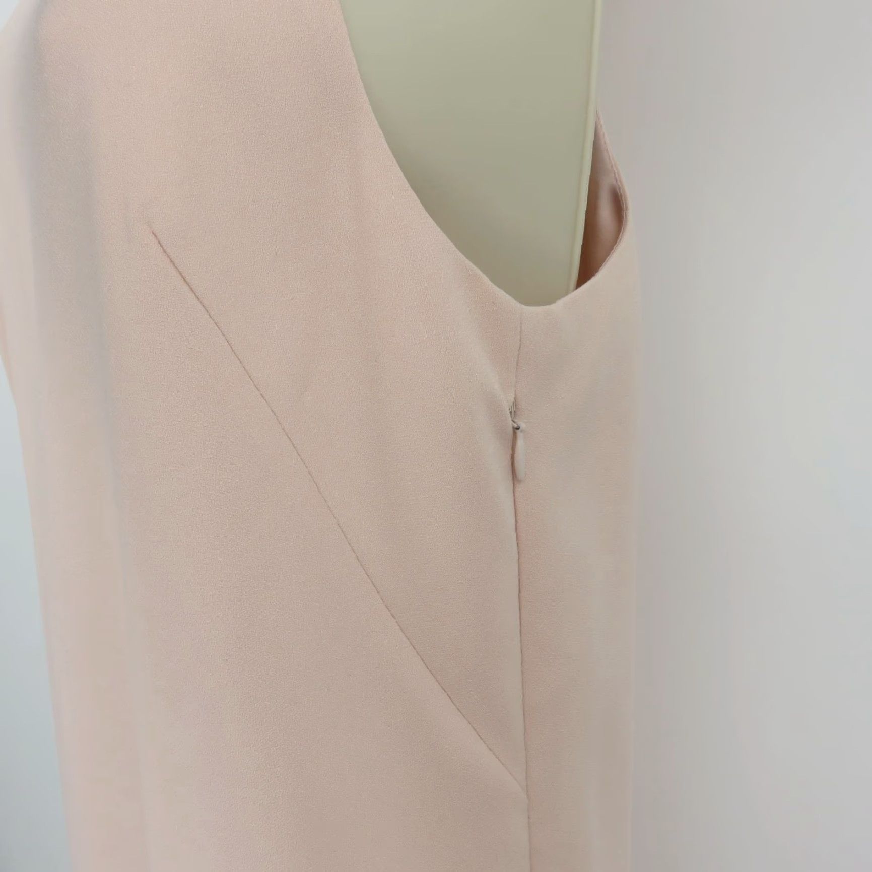 Vintage Finders Keepers Women Small Like Smoke Blush Pink Sleeveless Asymmetrical Dress Size S / US 4 / IT 40 - 4 Thumbnail