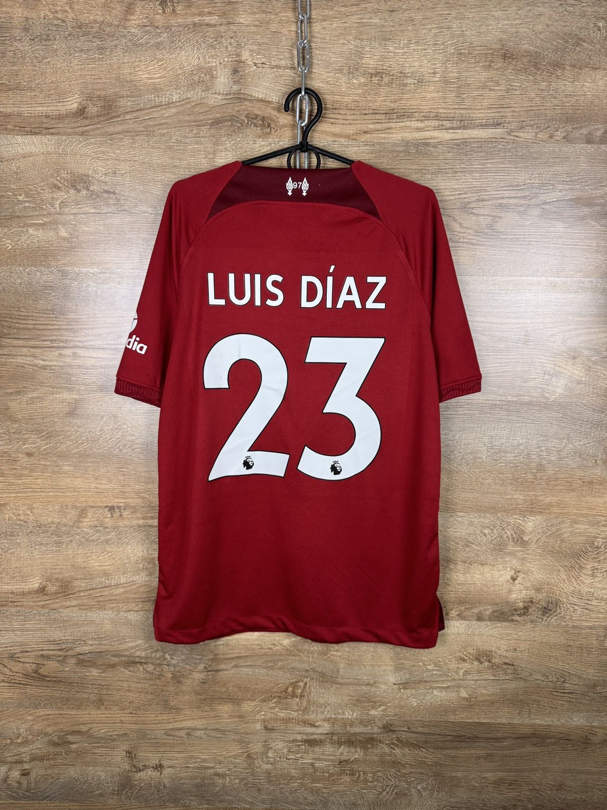 Nike Vintage Luis Diaz 23 Nike Liverpool FC soccer jersey T-shirt Size US L / EU 52-54 / 3 - 1 Thumbnail