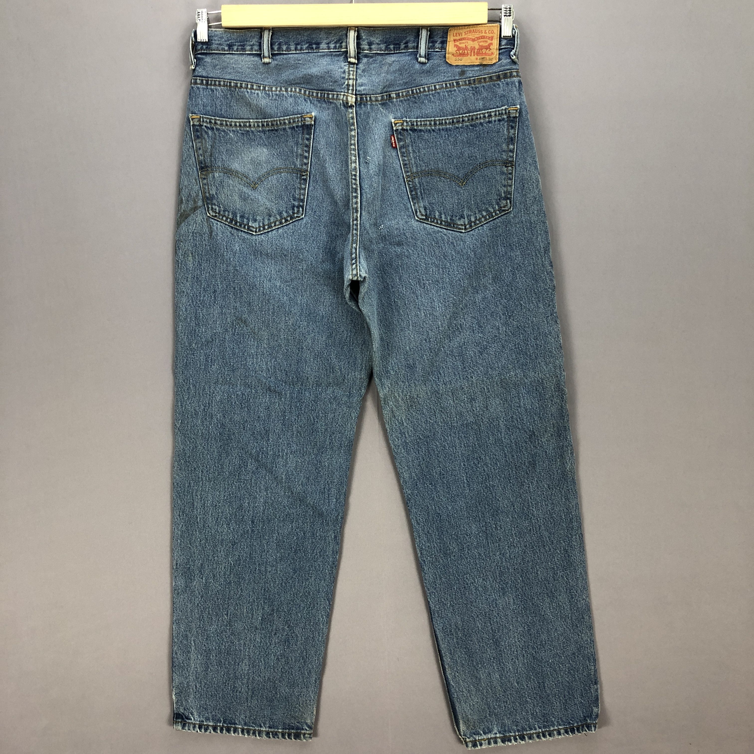 Levi's Vintage Levis 550 Dirty Jeans Levi's Stone Wash Denim Size US 38 / EU 54 - 2 Thumbnail