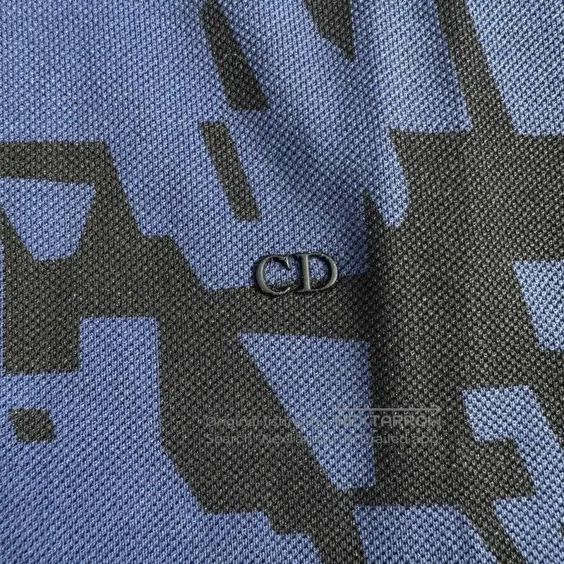 Other Dior Blue Cotton Logo Polo for Men . Size US S / EU 44-46 / 1 - 2 Thumbnail