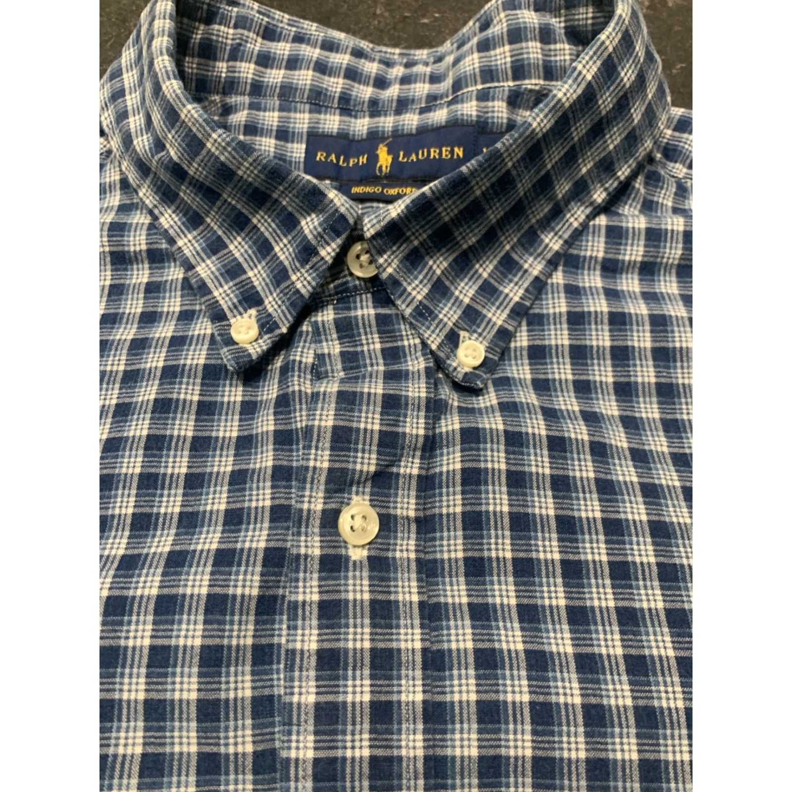 Polo Ralph Lauren Polo Ralph Lauren Vintage Button-Up Shirt Blue Plaid Short Sleeve Men's 2XL Size US XXL / EU 58 / 5 - 4 Thumbnail