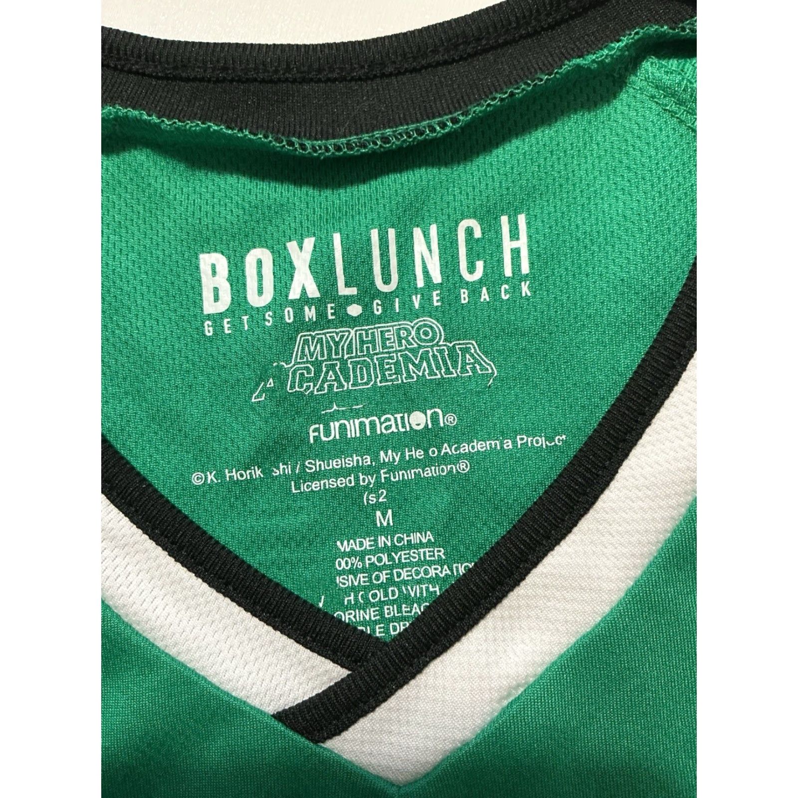 Vintage VINTAGE BoxLunch My Hero Academia Tsuyu Asui Frog Hero Manga Anime Soccer Jersey Sz. M Size US M / EU 48-50 / 2 - 5 Thumbnail
