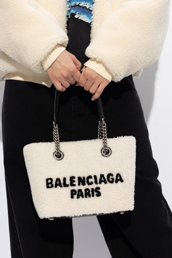 Balenciaga o1srvl11e1124 Size: OS / Duty Free Small Tote Bag Beige Size ONE SIZE - 1 Thumbnail
