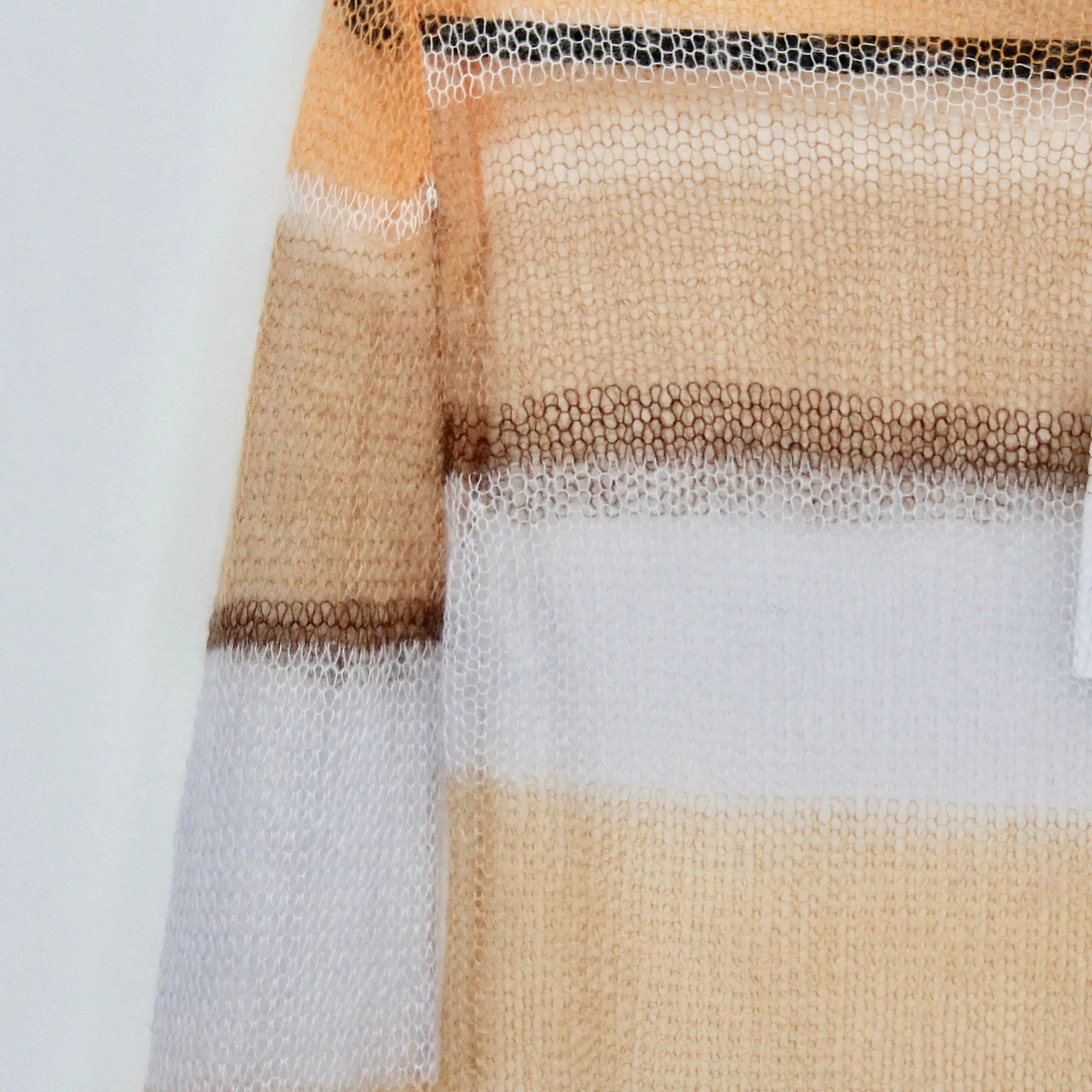 Acne Studios Acne Studio Striped Open-Knit Mohair Jumper NEW Small Size S / US 4 / IT 40 - 6 Thumbnail
