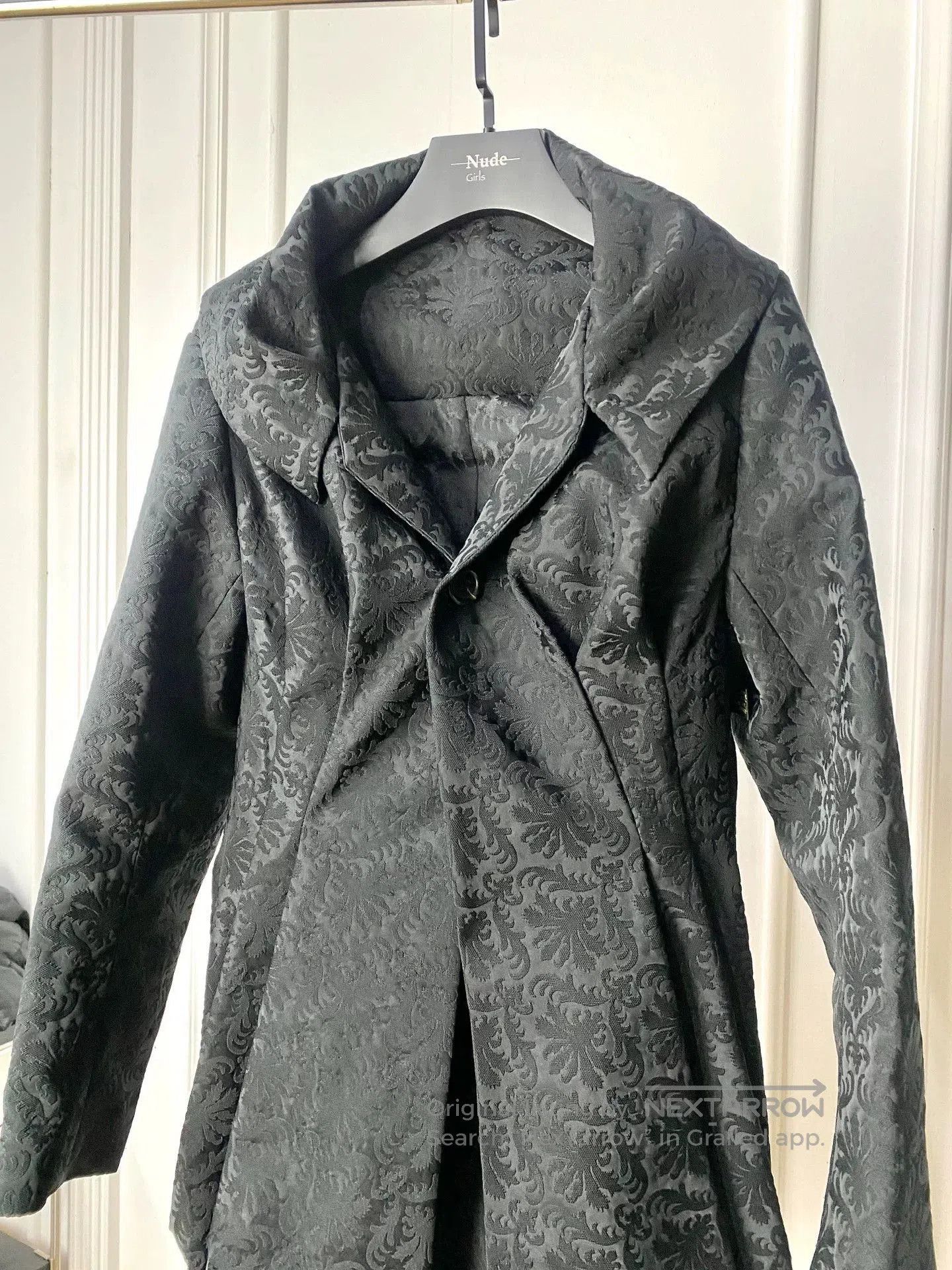 Comme des Garcons undercover wet summer jacquard satin coat. Size S / US 4 / IT 40 - 2 Thumbnail