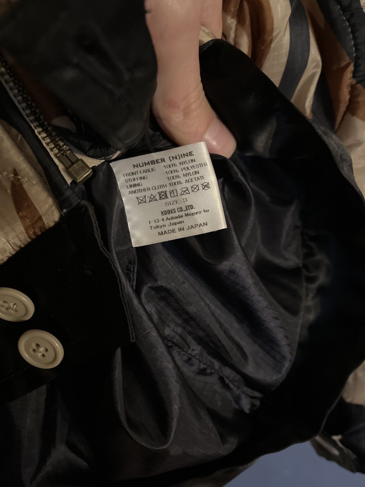 Number (N)ine Number Nine Heart Tribal Puffer Jacket Size US M / EU 48-50 / 2 - 5 Thumbnail